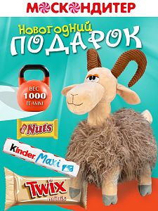 Новогодний подарок Сладкий подарок «Козлик Кузьма»